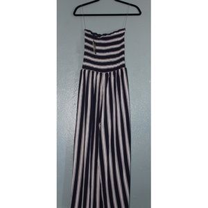 Strapless Loose-Fitting Jumpsuit